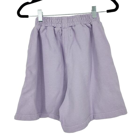 Revolve Sixthreeseven Cotton Pull On The Sweat Short in Lavender Size XS - Picture 5 of 5